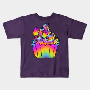 Rainbow Sprinkles - Purple Kids T-Shirt